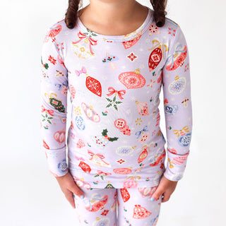 Posh Peanut Holly L/S Basic Loungewear, Posh Peanut, All Things Holiday, Christmas, Christmas Pajama, Christmas Pajamas, Holly, Pajama, Pajamas, Posh Peanut, Posh Peanut L/S Basic Loungewear,