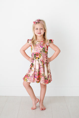 Posh Peanut June Ruffled Capsleeve Twirl Dress, Posh Peanut, Posh Peanut, Posh Peanut Dress, Posh Peanut June, Posh Peanut June Ruffled Capsleeve Twirl Dress, Posh Peanut Ruffled Capsleeve Tw