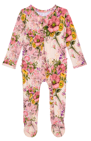 Posh Peanut June Ruffled Snap Footie, Posh Peanut, Posh Peanut, Posh Peanut Footie, Posh Peanut June, Posh Peanut June Ruffled Snap Footie, Posh Peanut Ruffled Snap Footie, Posh Peanut Zipper