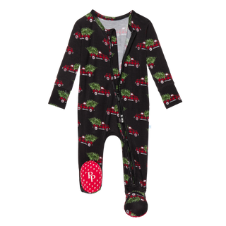 Posh Peanut Levi Zippered Footie, Posh Peanut, All Things Holiday, Holiday Pajama, Holiday Pajamas, Posh Peanut, Posh Peanut Christmas, Posh Peanut Christmas Footie, Posh Peanut family Pajama
