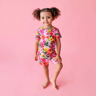 Posh Peanut Malana Basic Short Sleeve & Short Length Pajama, Posh Peanut, Malana, Pajama, Pajamas, Posh Peanut, Posh Peanut Basic Loungewear with Shorts, Posh Peanut Loungewear, Posh Peanut M