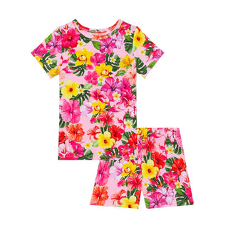 Posh Peanut Malana Basic Short Sleeve & Short Length Pajama, Posh Peanut, Malana, Pajama, Pajamas, Posh Peanut, Posh Peanut Basic Loungewear with Shorts, Posh Peanut Loungewear, Posh Peanut M