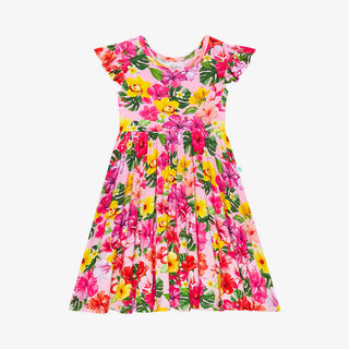 Posh Peanut Malana Ruffled Capsleeve Basic Twirl Dress, Posh Peanut, Malana, Posh Peanut, Posh Peanut Malana, Posh Peanut Ruffled Capsleeve Basic Twirl Dress, Posh Peanut Twirl Dress, POSH40,