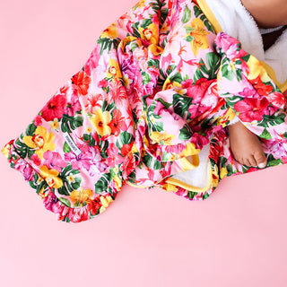 Posh Peanut Malana Ruffled Hooded Towel, Posh Peanut, Hooded Towel, Malana, Posh Peanut, Posh Peanut Hooded Towel, Posh Peanut Malana, Posh Peanut Ruffled Hooded Towel, Posh Peanut Towel, POS