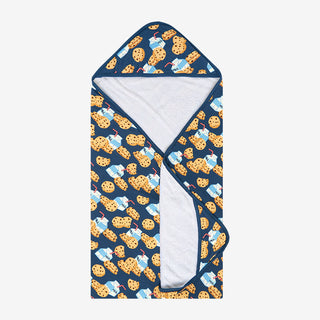 Posh Peanut Milk & Cookies Hooded Towel, Posh Peanut, Hooded Towel, Milk & Cookies, Posh Peanut, Posh Peanut Hooded Towel, Posh Peanut Towel, POSH40, Hooded Towel - Basically Bows & Bowties