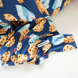 Posh Peanut Milk & Cookies Swaddle & Beanie Set, Posh Peanut, Milk & Cookies, Posh Peanut, Posh Peanut Infant Swaddle & Beanie Set, Posh Peanut Retailer Exclusive, Posh Peanut Swaddle, Posh P