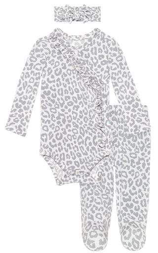 Posh Peanut Minka Ruffled Kimono Set, Posh Peanut, Posh Peanut, Posh Peanut 3-piece set includes headband, Posh Peanut Fall 2020, Posh Peanut Kimono, Posh Peanut Minka, Posh Peanut Minka Ruff