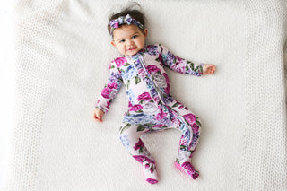 Posh Peanut Monroe Ruffled Zippered Footie, Posh Peanut, Posh Peanut, Posh Peanut Footie, Posh Peanut Footie with Zipper, Posh Peanut Monroe, Posh Peanut Monroe Ruffled Zippered Footie, Posh 