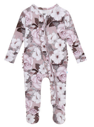 Posh Peanut Nikki Ruffled Zippered Footie, Posh Peanut, Posh Peanut, Posh Peanut Footie, Posh Peanut Footie with Zipper, Posh Peanut Nikki, Posh Peanut Nikki Ruffled Zippered Footie, Posh Pea
