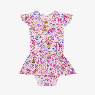 Posh Peanut Pixie Ruffled Capsleeve Henley Twirl Skirt Bodysuit, Posh Peanut, Pixie, Posh Peanut, Posh Peanut Pixie, Posh Peanut Ruffled Capsleeve Henley Twirl Skirt Bodysuit, Posh Peanut Twi