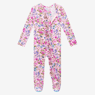 Posh Peanut Pixie Ruffled Zippered Footie, Posh Peanut, Pixie, Posh Peanut, Posh Peanut Footie, Posh Peanut Footie with Zipper, Posh Peanut Pixie, Posh Peanut Ruffled Zippered Footie, Posh Pe