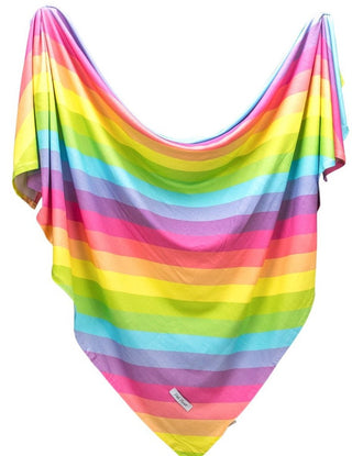 Posh Peanut Rainbow Stripes Swaddle & Headband Set, Posh Peanut, Posh Peanut, Posh Peanut Rainbow Stripes Swaddle & Headband Set, Posh Peanut Rainbow Swaddle and Headband Set, Posh Peanut Swa