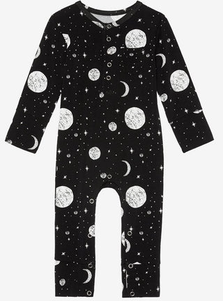 Posh Peanut Riley Cuffed Henley Romper, Posh Peanut, Cyber Monday, Outer Space, Posh Peanut, Posh Peanut Henley, Posh Peanut Henley Button Romper with Pocket, Posh Peanut Outer Space, Posh Pe