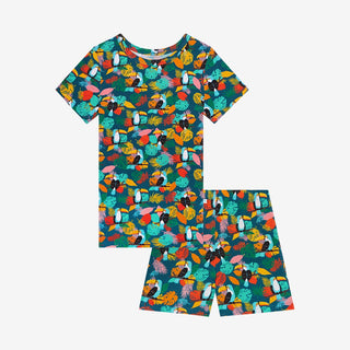 Posh Peanut Rio Basic Short Sleeve & Short Length Pajama, Posh Peanut, Pajama, Pajamas, Posh Peanut, Posh Peanut Basic Loungewear with Shorts, Posh Peanut Loungewear, Posh Peanut Pajama, Posh