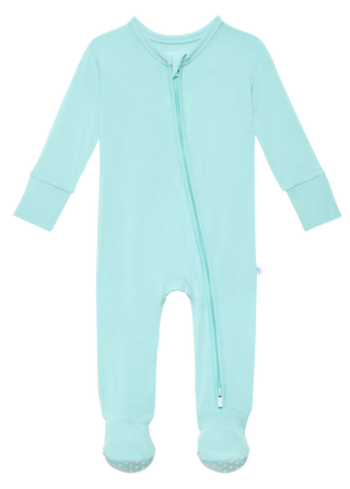 Posh Peanut Robins Egg Blue Footie with Zipper, Posh Peanut, Posh Custom Sale, Posh Peanut, Posh Peanut Footie, Posh Peanut Footie with Zipper, Posh Peanut Robins Egg Blue, Posh Peanut Solid,