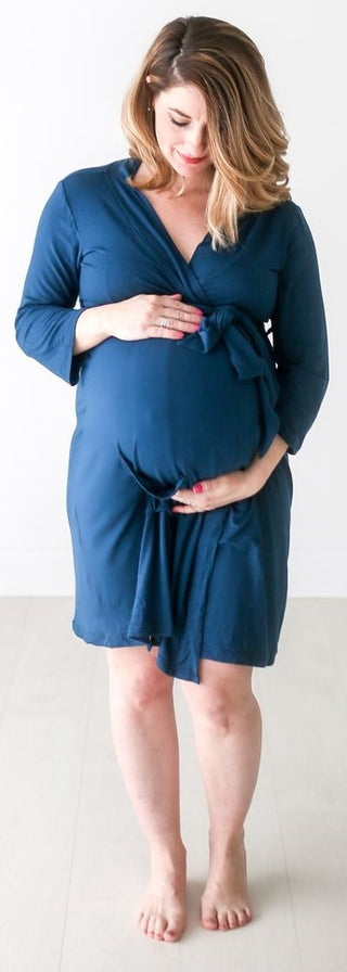 Posh Peanut Sailor Blue Mommy Robe, Posh Peanut, Cyber Monday, Els PW 5060, Els PW 8258, End of Year, End of Year Sale, Maternity Robe, Mommy Robe, Nursing Robe, Posh Custom Sale, Posh Peanut