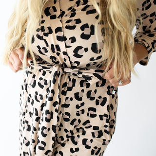 Posh Peanut Sasha Mommy Robe, Posh Peanut, Maternity Robe, Mommy Robe, Nursing Robe, Posh Peanut, Posh Peanut Leopard Mommy Robe, Posh PEanut Mommy Robe, Posh Peanut Robe, Posh Peanut Sasha, 