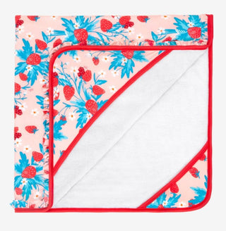 Posh Peanut Strawberry Ruffled Hooded Towel, Posh Peanut, Hooded Towel, Posh Peanut, Posh Peanut Hooded Towel, Posh Peanut Ruffled Hooded Towel, Posh Peanut Strawberry, Posh Peanut Strawberry