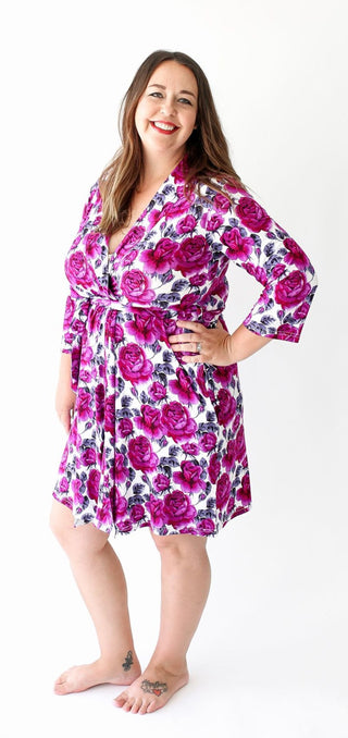 Posh Peanut Violet Mommy Robe, Posh Peanut, Maternity Robe, Mommy Robe, Nursing Robe, Posh Peanut, Posh PEanut Mommy Robe, Posh Peanut Robe, Posh Peanut Summer 2020, Posh Peanut Violet, Posh 