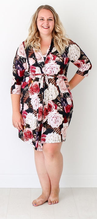 Posh Peanut Zoey Floral Mommy Robe, Posh Peanut, Maternity Robe, Mommy Robe, Nursing Robe, Posh Peanut, Posh Peanut Gracie Mommy Robe, Posh PEanut Mommy Robe, Posh Peanut Robe, Posh Peanut Zo