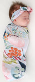 Posh Peanut Forest Queen Swaddle & Headband Set, Posh Peanut, Black Friday, Cyber Monday, Els PW 5060, Forest Queen, Forest Queen Swaddle and Headband Set, Posh Peanut, Posh Peanut Forest Que