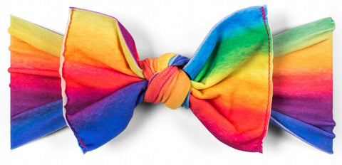 Baby Bling Watercolor Rainbow Printed Knot Headband, Baby Bling, Baby Bling, Baby Bling Bows, Baby Bling Floral, Baby Bling Headband, Baby Bling Headbands, Baby Bling Printed Knot Headband, B