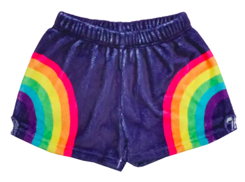 Iscream Rainbow Plush Shorts, Iscream, Cyber Monday, End of Year, End of Year Sale, Fleece Shorts, Gifts for Tween, Girls Sleep Shorts, iscream, Iscream rainbow, Iscream Rainbow Plush Shorts,