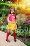 Little Stocking Co Lace Top Knee High Socks - Red, Little Stocking Co, Little Stocking Co, Little Stocking Co Fall 2020, Little Stocking Co Knee high Sock, Little Stocking Co Knee High Socks,