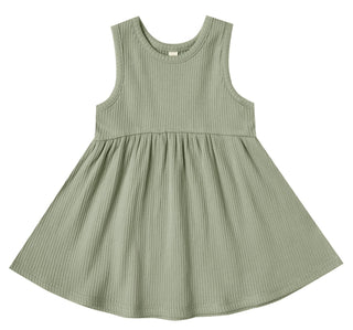 Quincy Mae Moss Ribbed Tank Dress, Quincy Mae, Dress, Els PW 5060, Quincy Mae, Quincy Mae Dress, Quincy Mae Moss, Quincy Mae Spring 2020 Drop 2, Quincy Moss Ribbed Tank Dress, Quincy Ribbed T