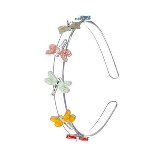 Lilies & Roses Dragonflies Satin Pastel Color Headband, Lilies & Roses, Butterfly, cf-type-headbands, cf-vendor-lilies-&-roses, Dragonflies, Dragonfly, Easter, Easter Basket Ideas, EB Girls, 