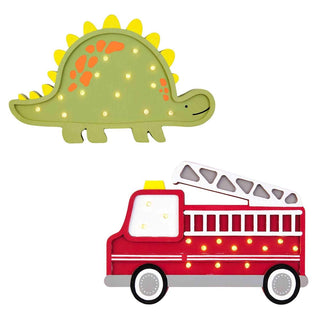 Mud Pie Wood Nightlight, Mud Pie, cf-type-tween-gift, cf-vendor-mud-pie, Dinosaur, Fire Truck, Firetruck, Gift, Gifts, Mud Pie Nightlight, Night Light, Wood Nightlight, Tween Gift - Basically