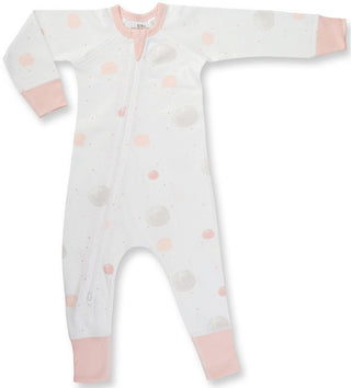 Sapling Child Blushing Orbit Zip Romper, Sapling Child, Baby Girl Clothing, Baby Shower Gift, Black Friday, CM22, Coverall, Infant Clothing, Organic Cotton, Pajama, Romper, Sapling, Sapling C