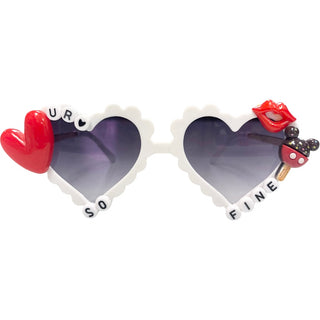 Sienna Sunnies Ur So Fine Heart Sunnies, Sienna Sunnies, Disney, Heart Sunglasses, Made in the USA, Mickey, Minnie, Sienna Sunnies, Sunglasses, Ur So Fine, Sunglasses - Basically Bows & Bowti