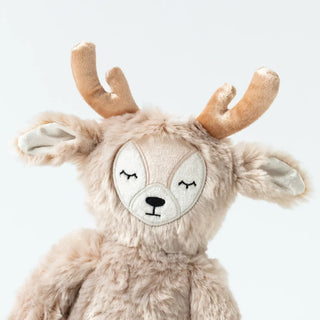 Slumberkins Shine Bright Ibex & Bigfoot hardcover toy book featuring colorful illustrations of Ibex and Bigfoot sharing gifts.