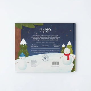 Slumberkins Shine Bright Ibex & Bigfoot hardcover book from the toys collection, featuring colorful illustrated characters.