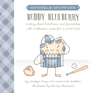 Snuggle Muffins Buddy Blueberry Book & Snuggler Set, Snuggle Muffins, Book & Snuggler Set, Buddy Blueberry, cf-type-stuffed-animal, cf-vendor-snuggle-muffins, Snuggle Muffins, Stuffed Animal,