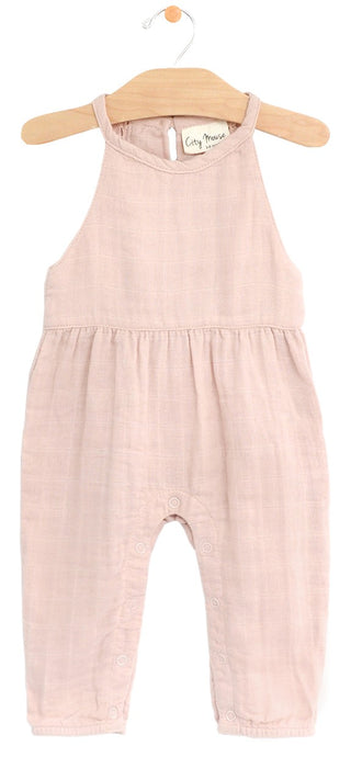 City Mouse Muslin Lace Back Romper - Peach Blossom, City Mouse, Butterflies, City Mouse, city mouse baby clothes, City Mouse Clothing, City Mouse Muslin Lace Back Romper, City Mouse Muslin Ro