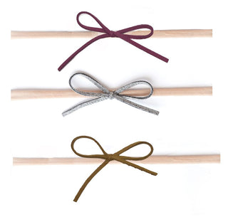 Baby Bling 3 Pack Suede Cord Headband Set-Camel/Grey/Cranberry, Baby Bling, Baby Bling, Baby Bling Bows, Baby Bling Headband, Baby Bling Headbands, Baby Bling Skinny Headbands, Baby Bling Sue