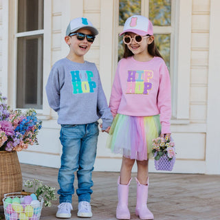 Sweet Wink Hip Hop L/S Sweatshirt - Gray, Sweet Wink, cf-size-4t, cf-size-5-6y, cf-size-7-8y, cf-type-sweatshirt, cf-vendor-sweet-wink, Easter, Easter Shirt, Easter Tee, EB Boys, Hip Hop Swea