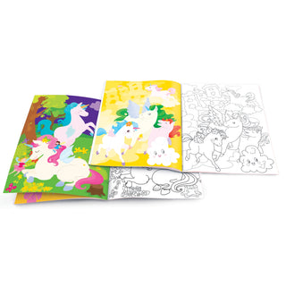 Unicorn Land Dry Erase Coloring Book, The Piggy Store, Activity Book, Coloring Book, Dry Erase Coloring Book, Stationary, The Piggy store, The Piggy Store Unicorn Land Dry Erase Coloring Book