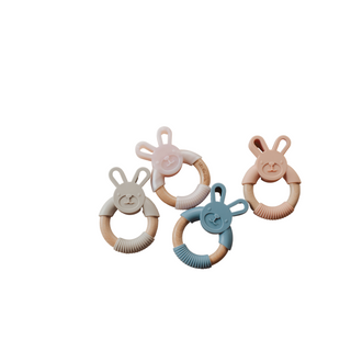 Three Hearts Bunny Ear Teether, Three Hearts, Easter, Easter Basket IDeas, EB Baby, EB Boy, EB Boys, EB Girls, Silicone Teether, Teether, Teething, Teething Toy, Three Hearts, Three Hearts Bu