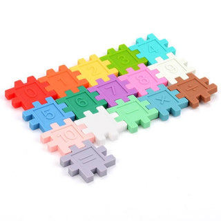 Three Hearts Digital Puzzle Teether Set - Bright, Three Hearts, Bath, Bath Toy, cf-type-toy, cf-vendor-three-hearts, Puzzle, Puzzles, Stocking Stuffer, Stocking Stuffers, Teether, Teether Puz