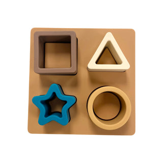 Three Hearts Silicone Puzzle - Teal, Three Hearts, EB Baby, Puzzle Teething Puzzle, Teether, Teething, Teething Toy, Three Hearts, Three Hearts Modern Teething Accessories, Three Hearts Silic