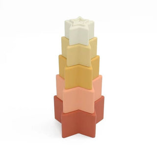 Three Hearts Star Stacker - Autumn Glaze, Three Hearts, Autumn Glaze, cf-type-toy, cf-vendor-three-hearts, Stacking Toy, Star Stacking Toy, Star Teether, Teether, Teething, Teething Toy, Thre