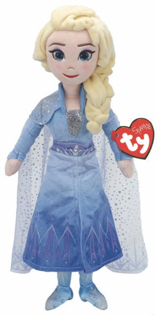 Ty Elsa Sparkle Frozen 2 Plush Doll, Ty Inc, cf-type-stuffed-animal, cf-vendor-ty-inc, Disney Princess, EB Girls, Elsa Frozen 2 Doll, Frozen 2 Elsa, Frozen 2 Stuffed Animal, Frozen Doll, Froz