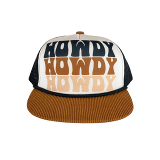 Tiny Whales Howdy Trucker Hat, Tiny Whales, cf-type-hats, cf-vendor-tiny-whales, Hat, Howdy, Kids Hat, Made in the USA, Tiny Whales, Tiny Whales Hat, tiny whales SS23, Tiny Whales Trucker Hat