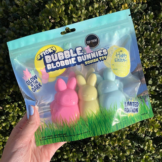 Sticky Bubble Blobbie Bunnies, Top Trenz, Blobbie, Blobbie Bunnies, Bubble Blobbies, Easter, Easter basket Ideas, EB Boy, EB Boys, EB Girls, Fidget toy, Fidgets, Pop It Fidget Toy, Sticky Bub