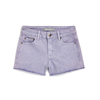 Tractr Girls Brittany Fray Hem Shorts (7-14) - Wisteria, Tractr, Denim Shorts, Shorts, Tractr, Tractr (7-14), Tractr Girls, Tractr Girls Brittany Fray Hem Shorts, Tractr Girls Brittany Shorts