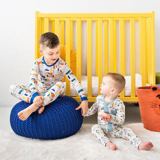 Magnetic Me Traffic Jammies Modal 2pc Pajama Set, Magnificent Baby, cf-size-6y, cf-size-7y, cf-type-pajama-set, cf-vendor-magnificent-baby, JAN23, Magentic Me, Magnetic Me, Magnetic Me 2pc Pa
