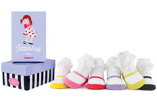 Trumpette Jitterbug Jenny Sock Set, Trumpette, Baby Gift, Baby Shower Gift, Baby Socks, Gift for Baby, Socks, Trumpette Baby Socks, Trumpette Sock Set, Trumpette Socks, Socks - Basically Bows